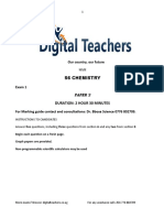 A Level Chemistry Paper 2 Exam 1