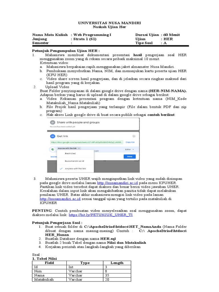 699 - Web Programming I | PDF