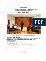 Derecho Procesal Penal Etapas y Fases Del Proceso Acusatoerio