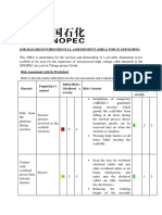 Job Hazard Environmental Assessement