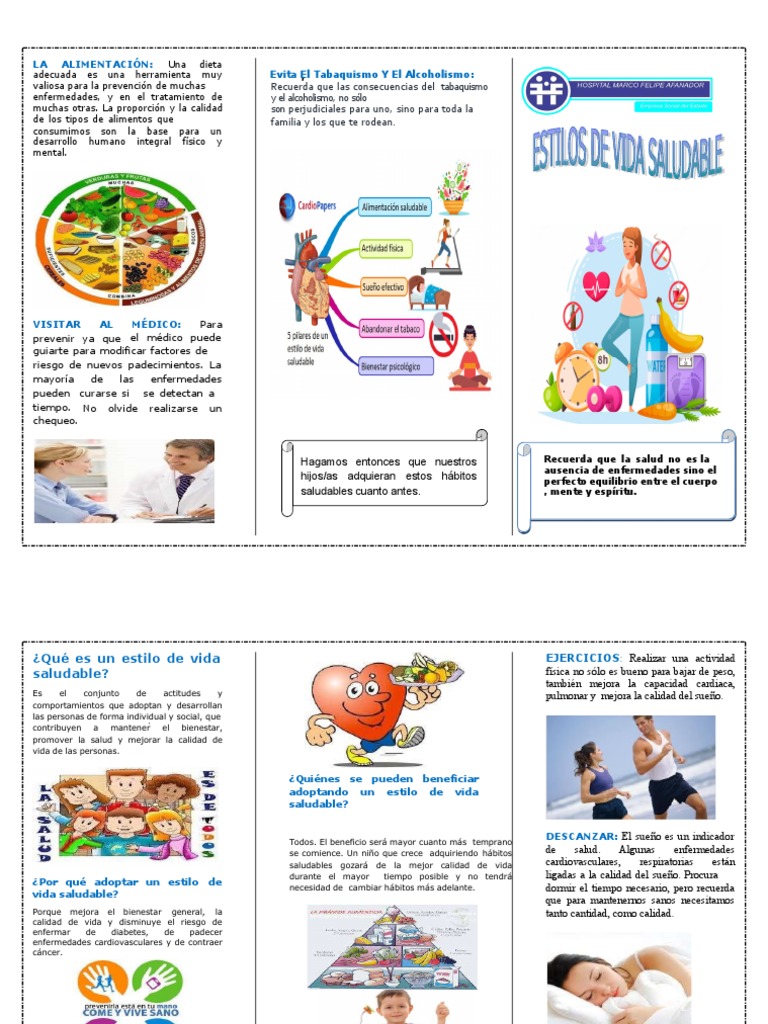 Guía para un Estilo de Vida Saludable | PDF | Enfermedades ...