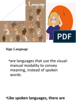 Sign Language Discussion