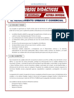 El Renacimiento Urbano y Comercial para Primer Grado de Secundaria