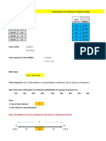 Construction of Continuous Freq Distribution