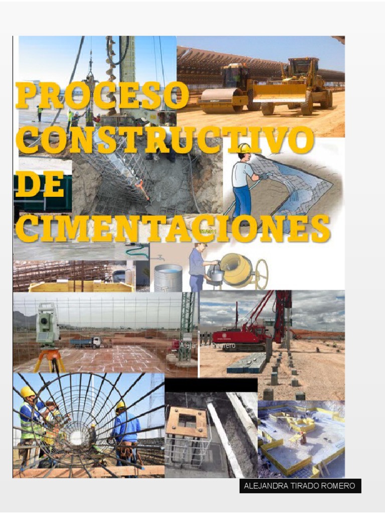 Proceso de Construcción de Cimentaciones | PDF | Fundación (Ingeniería ...