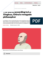 The World According To Lu Xinghua, China's Renegade Philosopher (And Art Theorist) - The China Project