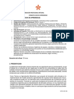 Guía - Aprendizaje Controlar La Formulacion - Carnicos