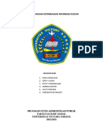 Makalah Hukum Keterbukaan Informasi Hukum Christi