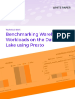 Benchmarking Warehouse Workloads On The Data Lake Using Presto