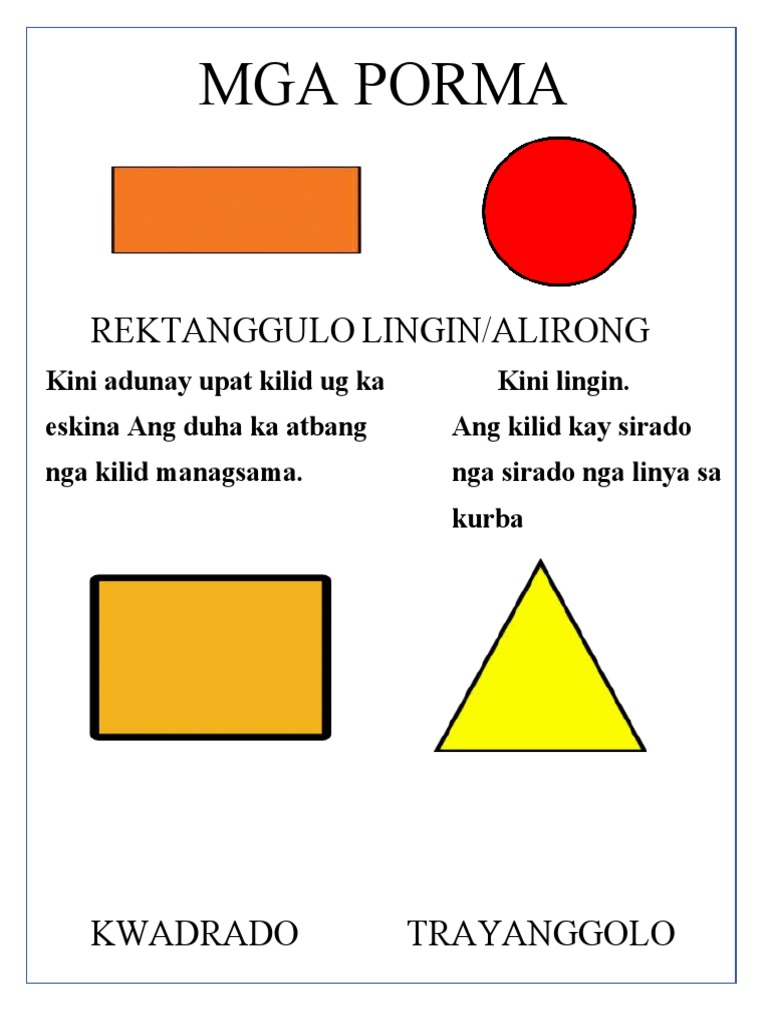 Mga Porma | PDF