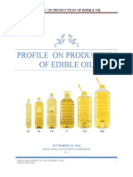 9) Profile on Edible oil production