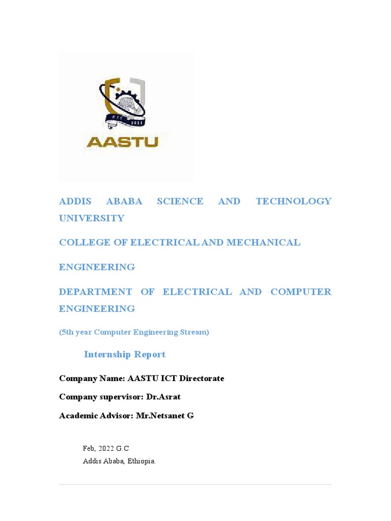 Addis Ababa Science and Technology (DTS) | PDF | Software Development ...
