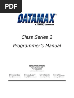 Manual Programacion Datamax Serie e markII