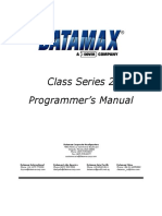 Manual Programacion Datamax Serie e markII