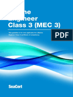 Marine Engineer MEC3 Certificate MNZ Guideline