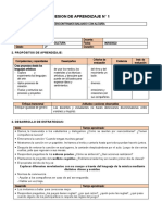 2° Grado - Sesiones Del 06 Al 10 de Marzo