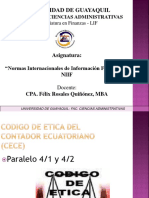 Codigo de Etica Del Contador Ecuatoriano (Cece-2020)