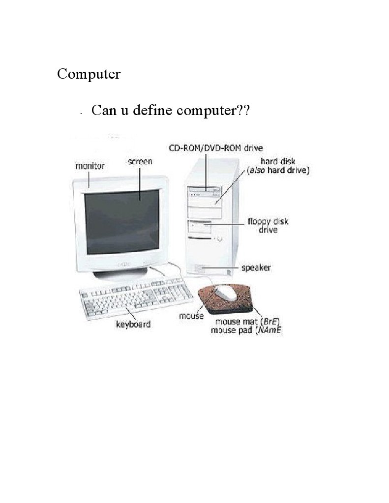 Computer Can U Define Computer?? | PDF