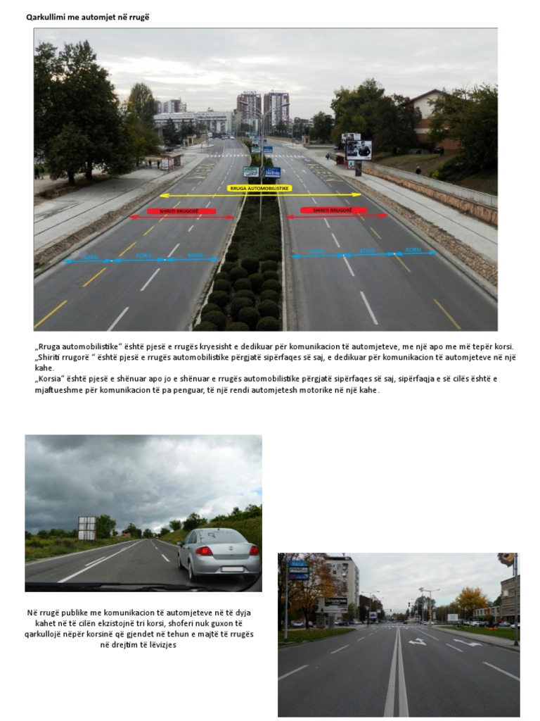 Qarkullimi I Automjeteve Në Rrugë | PDF