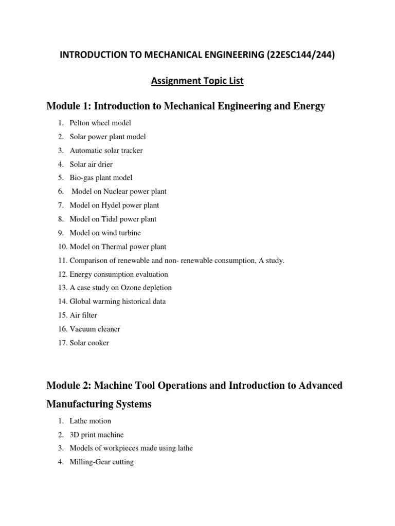 Mini Models PDF Engines Machines