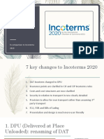 Incoterms 2020 - Compare Incoterms 2020 and Incoterms 2010 (Sent To Students)