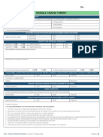 Mobile Crane Permit