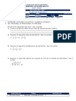 Prueba de Diagnóstico - Mat - 3