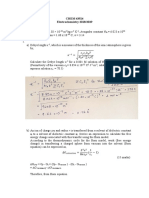 Electrochemistry - 2018-2019 - Solution Guide