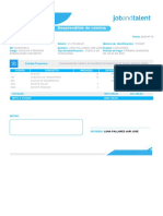 Fecha Empresa: Salario: Número de Identificación: Nit: Nombre: Ciudad: Cargo: Tipo de Identificación: Periodo de Pago