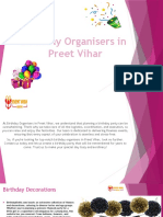 Birthday Organisers in Preet Vihar