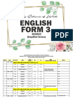 F3 Yearly Scheme of Work