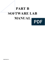 Part B Software Lab Manual