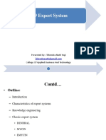 Unit:9 Expert System: Presented By: Tekendra Nath Yogi College of Applied Business and Technology