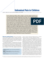 Recurrent Abdominal Pain in Children