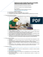 Instrucciones para Evaluaciones Junio 2023