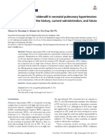 Update On The Use of Sildenafil in Neonatal Pulmonary Hypertension. A Narrative Review of The History, Current Administration and Future Directions