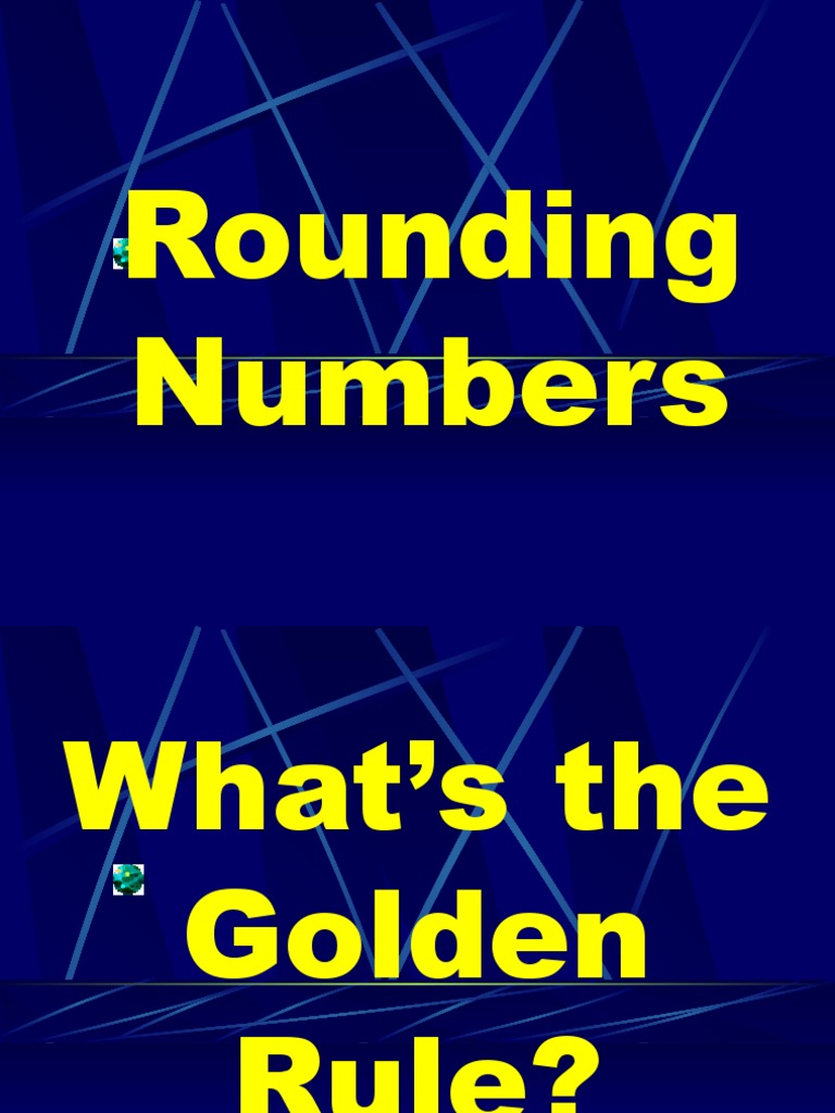 Rounding Numbers PDF