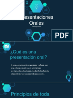 Presentaciones Orales