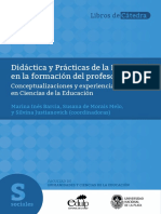 Barcia, M. Didáctica y Prácticas de La Enseñanza en La Formación Del Profesorado Cap 4