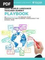 2022 World Language Teacher Summit Playbook v1