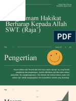 Rangkumam Hakikat Berharap Kepada Allah SWT. (Raja') : Canva Original