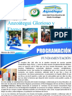 Plan Pedagògico: Anzoategui Glorioso