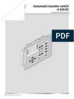 Automatic Transfer Switch 4 226 83: Installation and User Manual