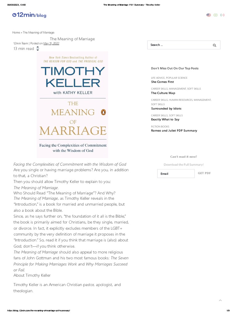 What Is The Meaning Of Marriage In The Chapter Lost Spring