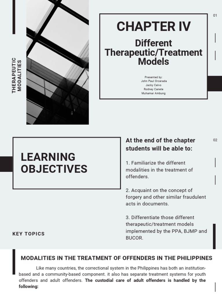 Phases of BJMP Therapeutic Treatment | PDF | Prison | Probation