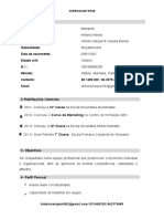 Exemplo de Um CV