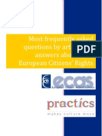 Most Frequently Asked Questions by Artists and Answers About Their European Citizens' Rights