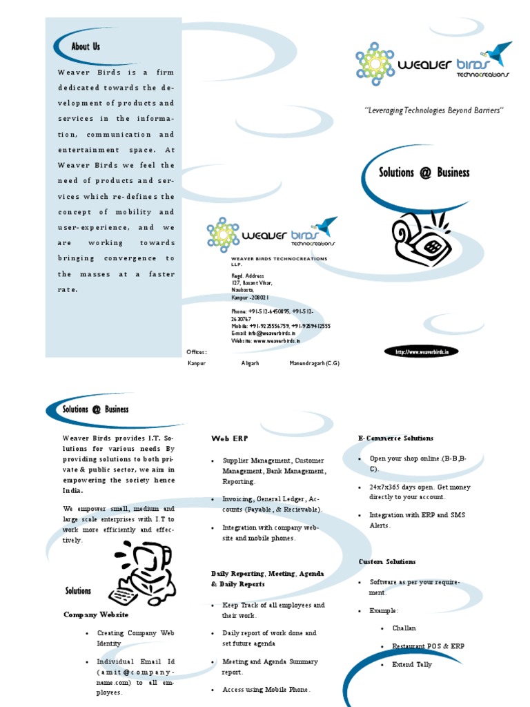 IT Solutions for Businesses | PDF | Enterprise Resource Planning ...