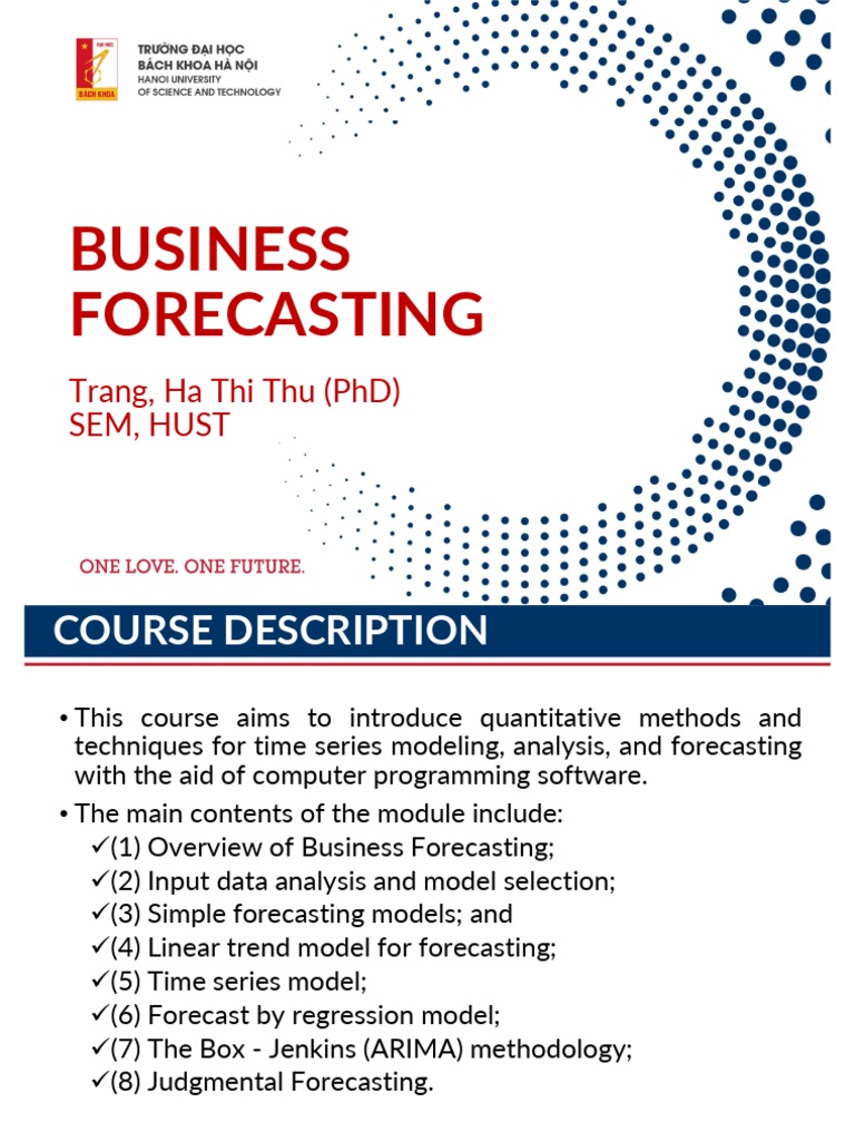 Chapter1.Introduction To Business Forecasting | PDF | Forecasting