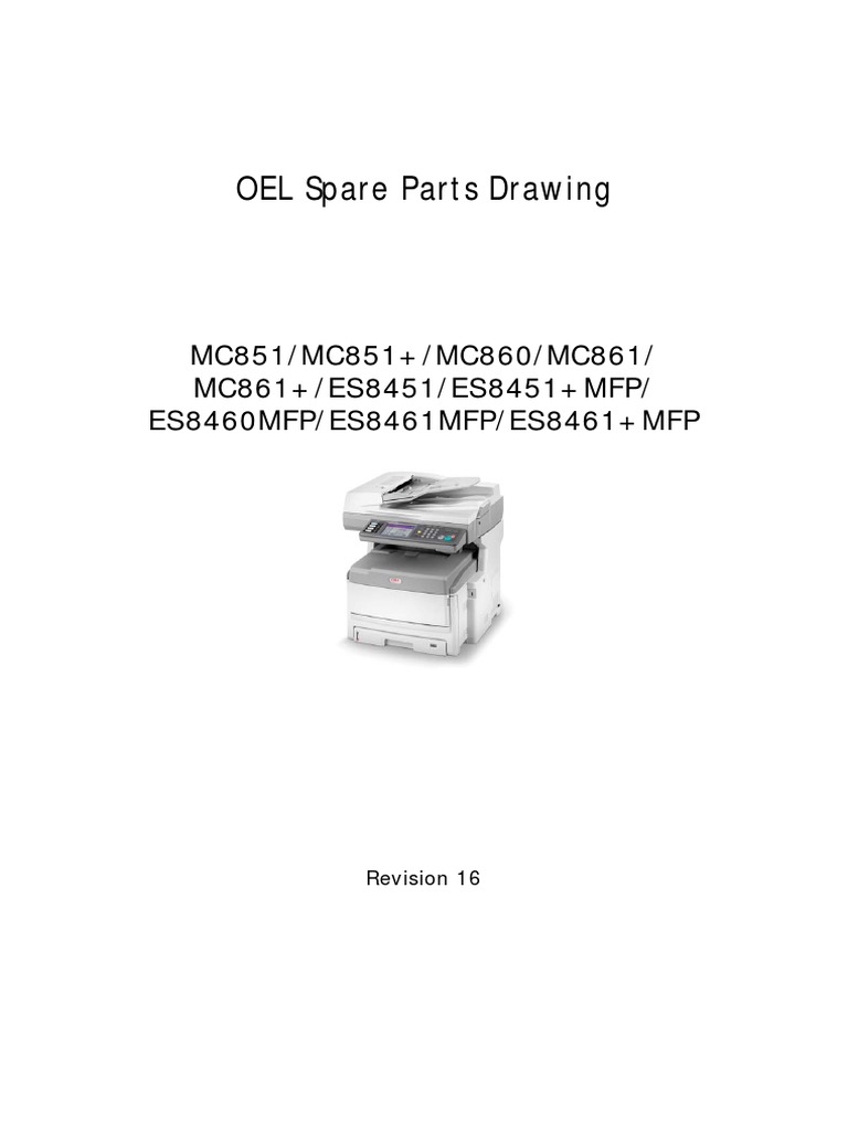 OKI MC851 Service | PDF | Computing | Computer Engineering